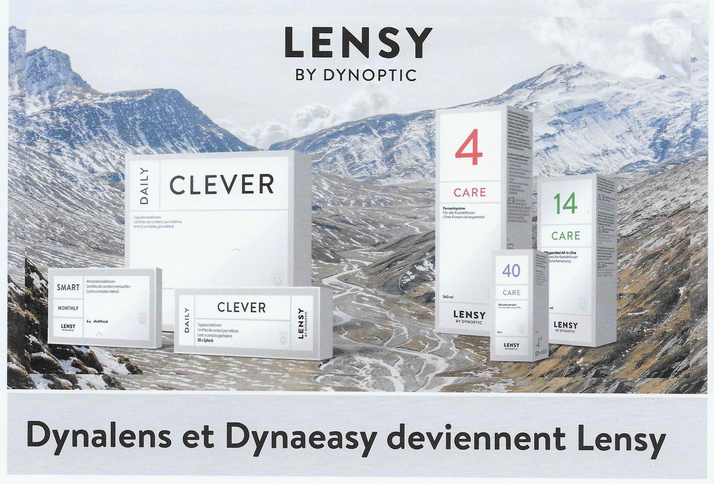 Vos produits Dynalens et Dynaeasy changent de look!